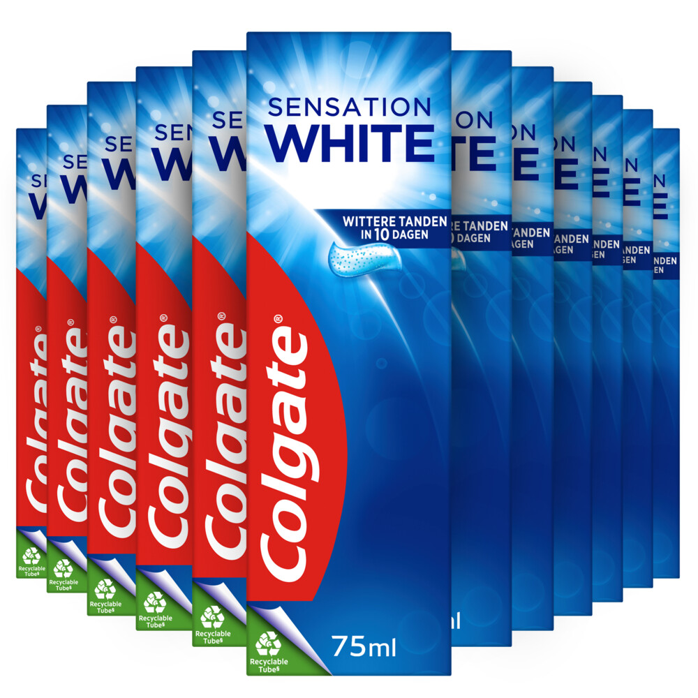 12x Colgate Tandpasta Sensation White75 ml