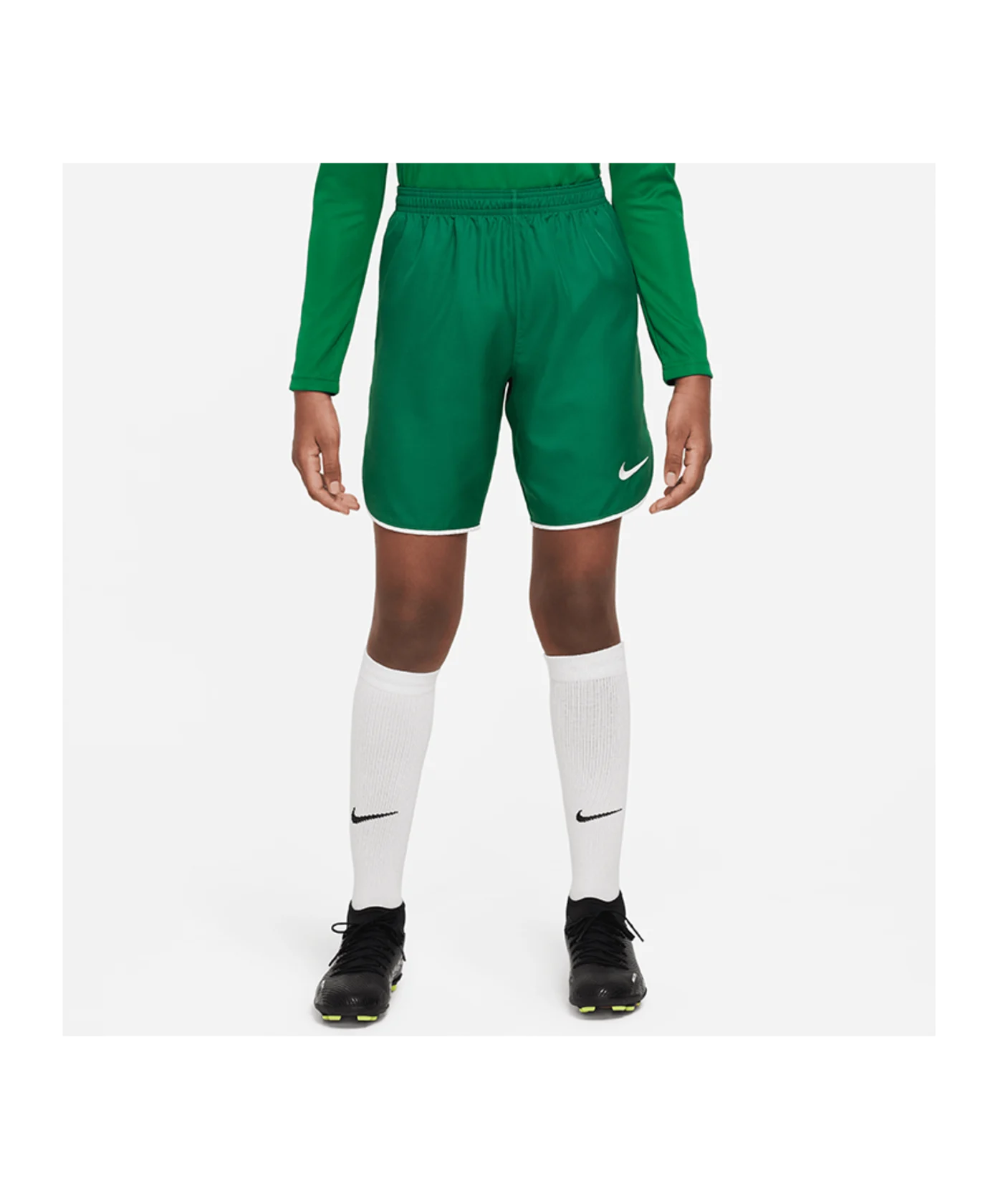 Nike Laser V Woven Short Kids Grün Weiss F302