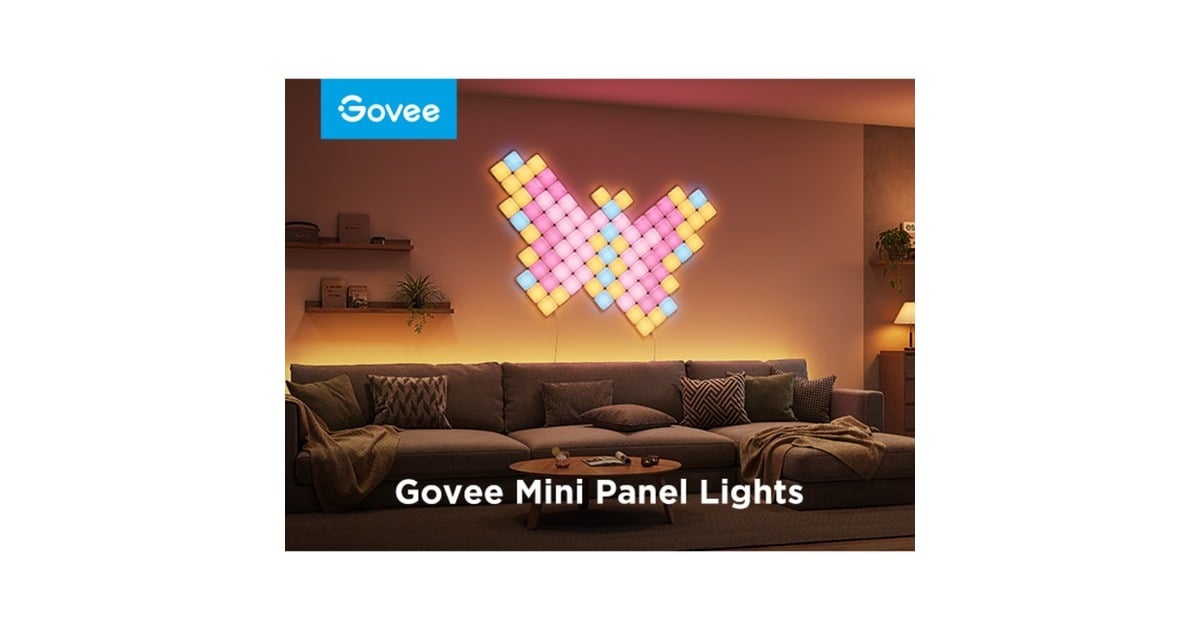 GoveeSmart Mini Panel Lights - 10-pack ledverlichting  (Wit, 2.4GHz wifi + Bluetooth)