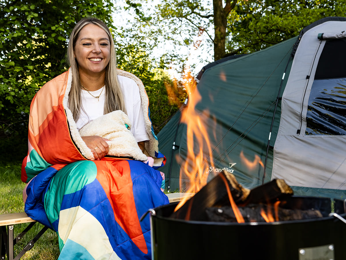 Skandika Liva 4-in-1 outdoor deken - Koral