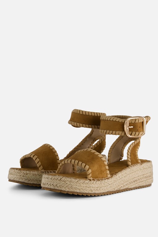 Cellini Espadrilles bruin Textiel