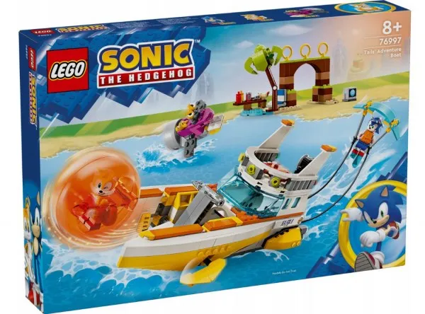 LEGO Sonic 76997 Tails' actionbåd