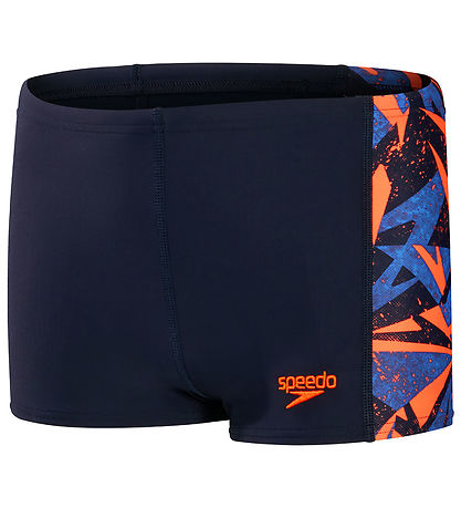 Speedo Bådebukser - Hyper Boom Panel Aquashorts - Blå/Orange