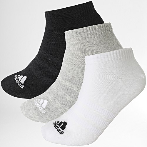 Lot De 3 Paires De Chaussettes IC1337 Noir Blanc Gris