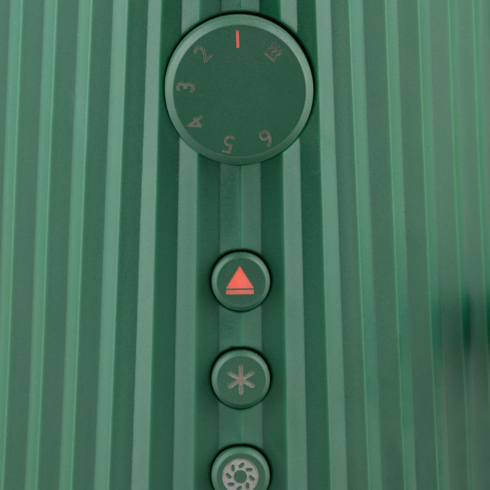 Alessi Plissé Broodrooster - Groen
