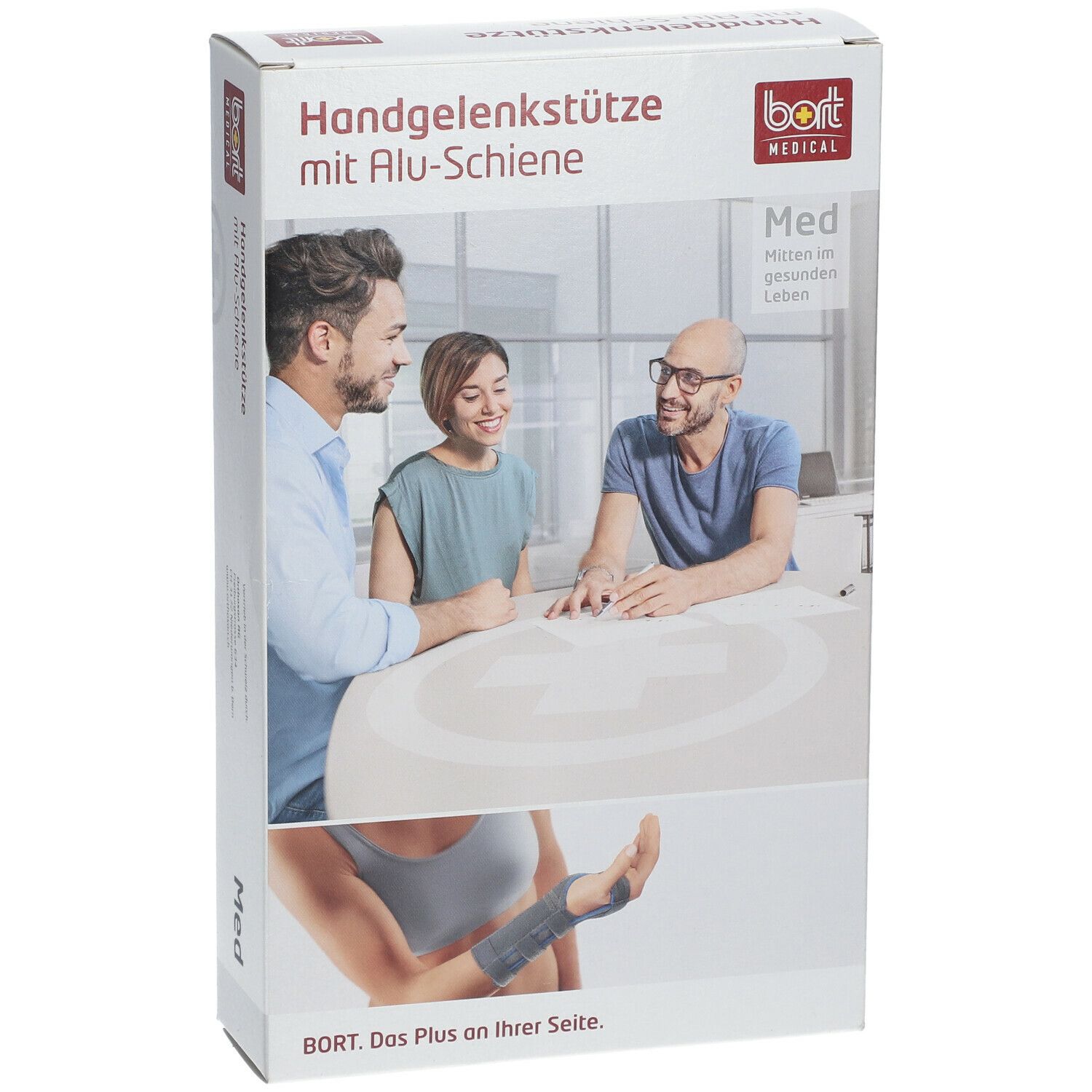 BORT Handgelenksstütze mit Alu-Scheine