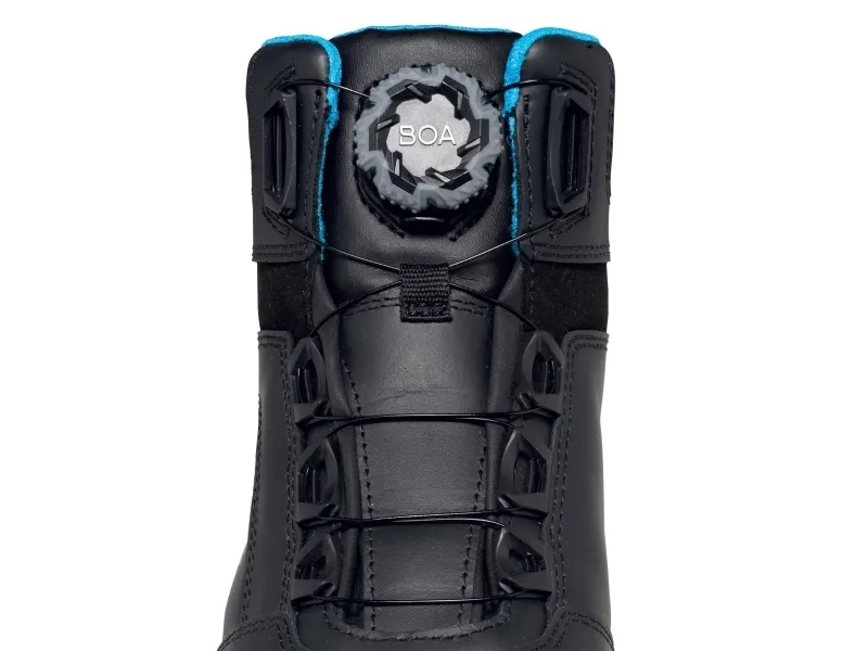 Uvex xenova BOA S1P, Unisex, Voksen, Sikkerhedsstøvler, Sort, Blå, ESD, S1P, Hurtig luk snørebånd