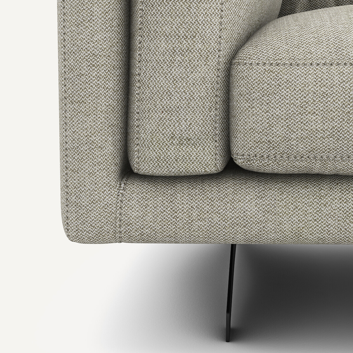 AM.PM<br>Sofá de canto em tweed, César