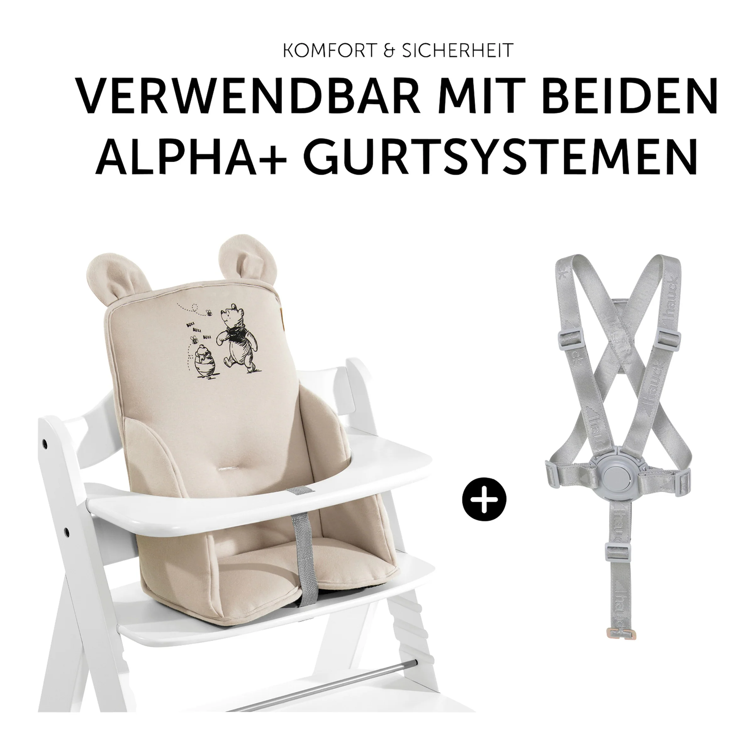 Hauck - DISNEY WINNIE PUUH Sitzkissen Alpha Cosy Select