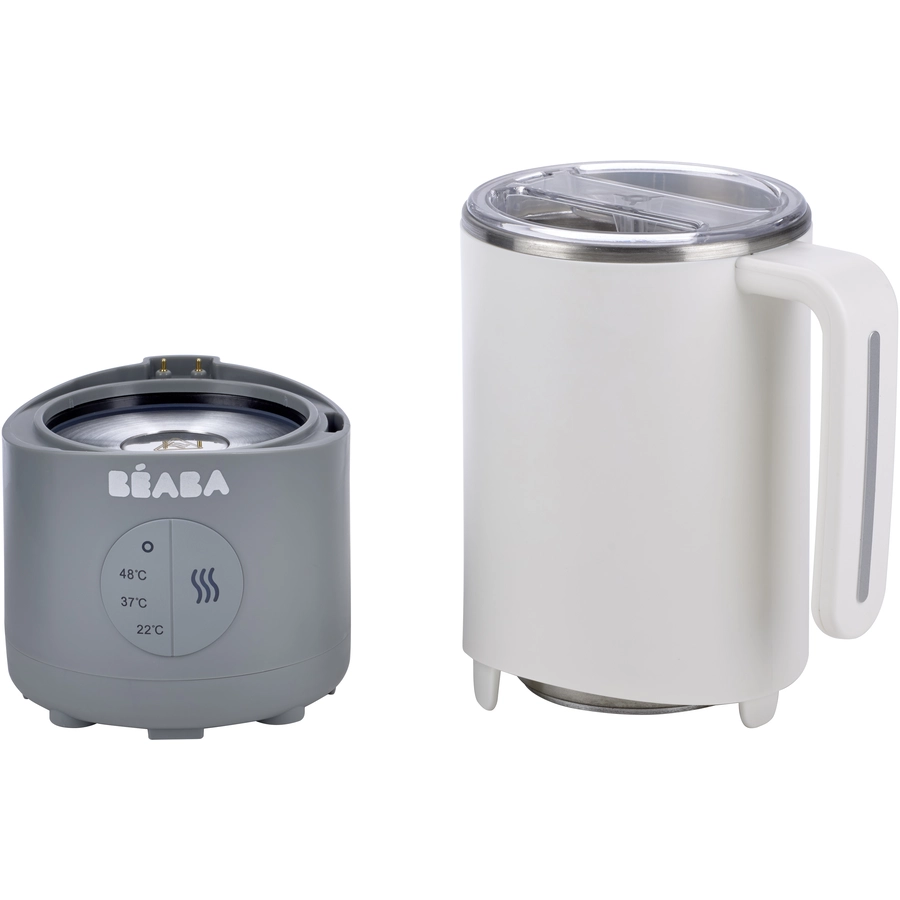 BEABA® Babynahrungszubereiter MILK PREP Weiß  Grau