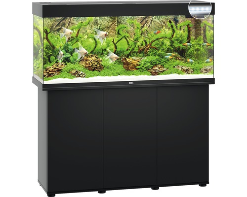 JUWEL Rio 240 SBX aquariumcombinatie met ledverlichting, verwarming, filter en zwarte kast