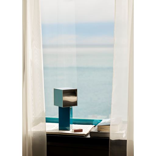 &Tradition Pivot ATD7 Bordlampe, Blue Silver