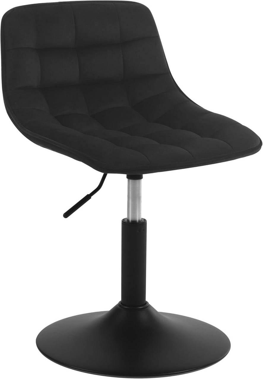 Woltu Barhocker 360° Schwenken Samt Sitz 38-49.5cm Hoch