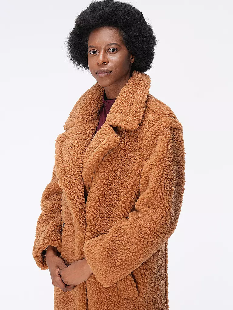 UGG Mantel in Felloptik GERTRUDE camel