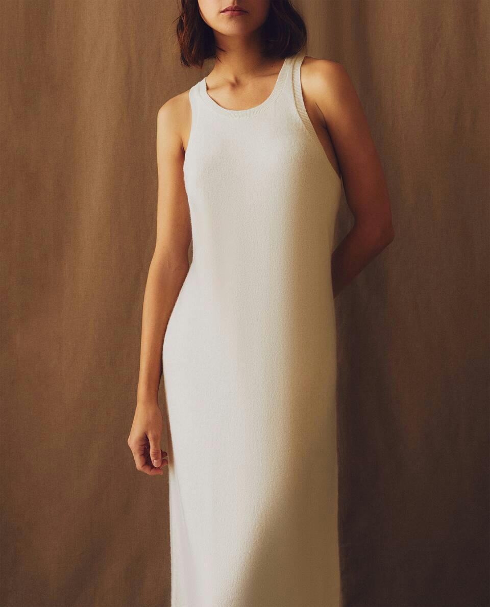 VESTIDO DE CASHMERE SEM MANGAS
