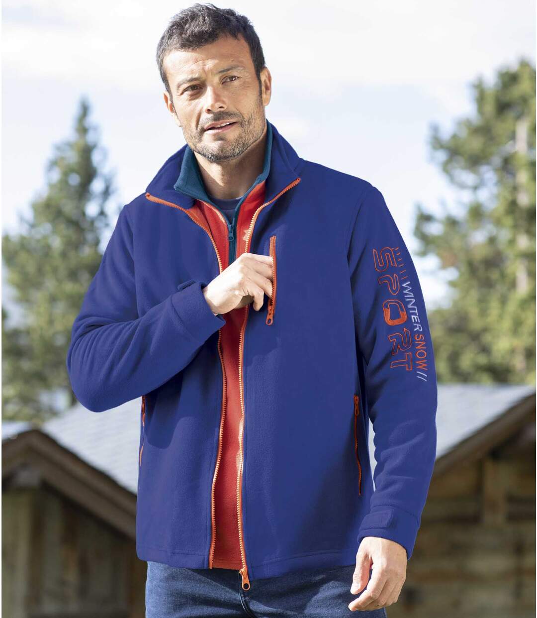 Veste Polaire Sport Doublée Filet