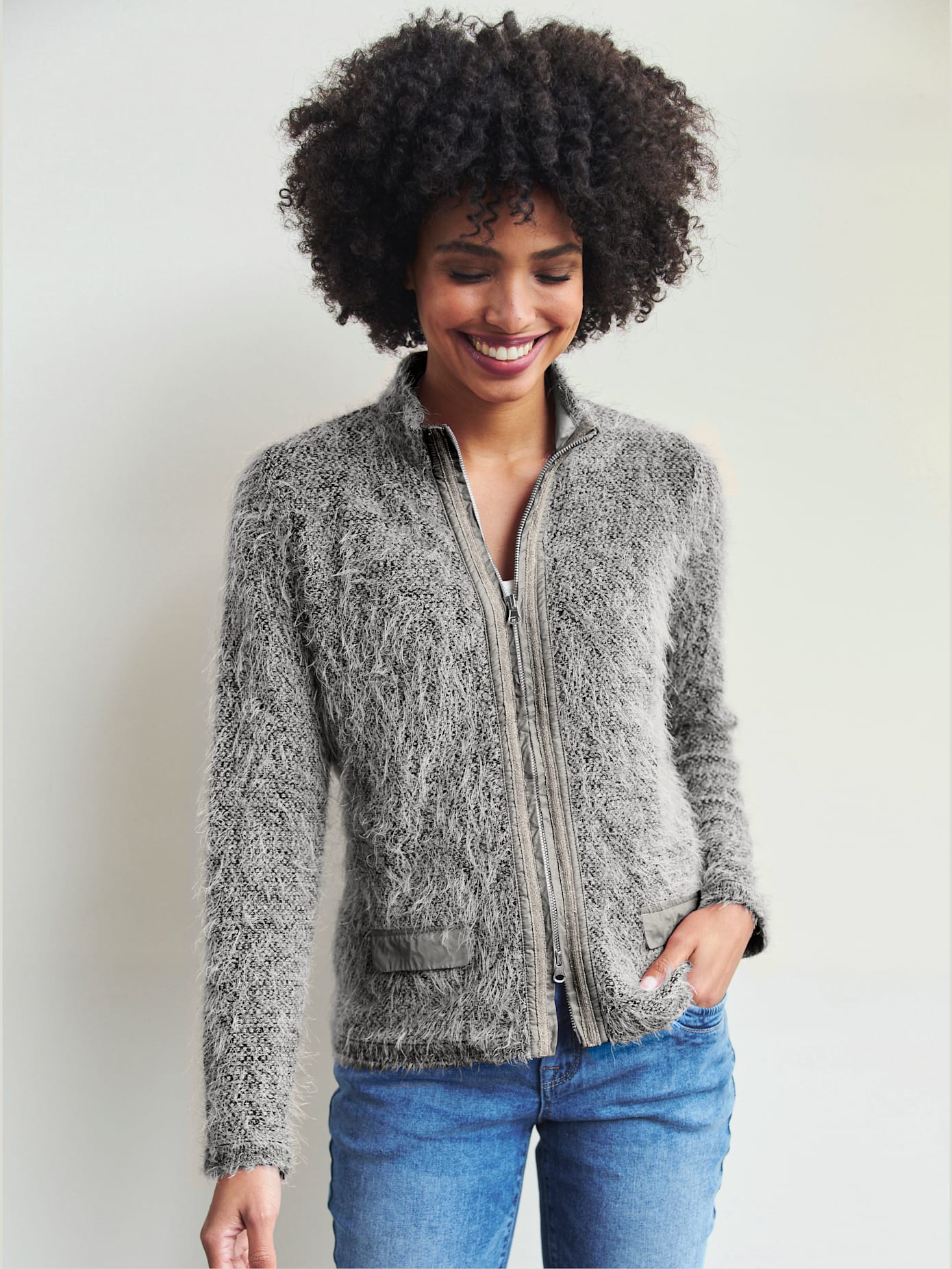 Veste en tricot qualité ultra-douce