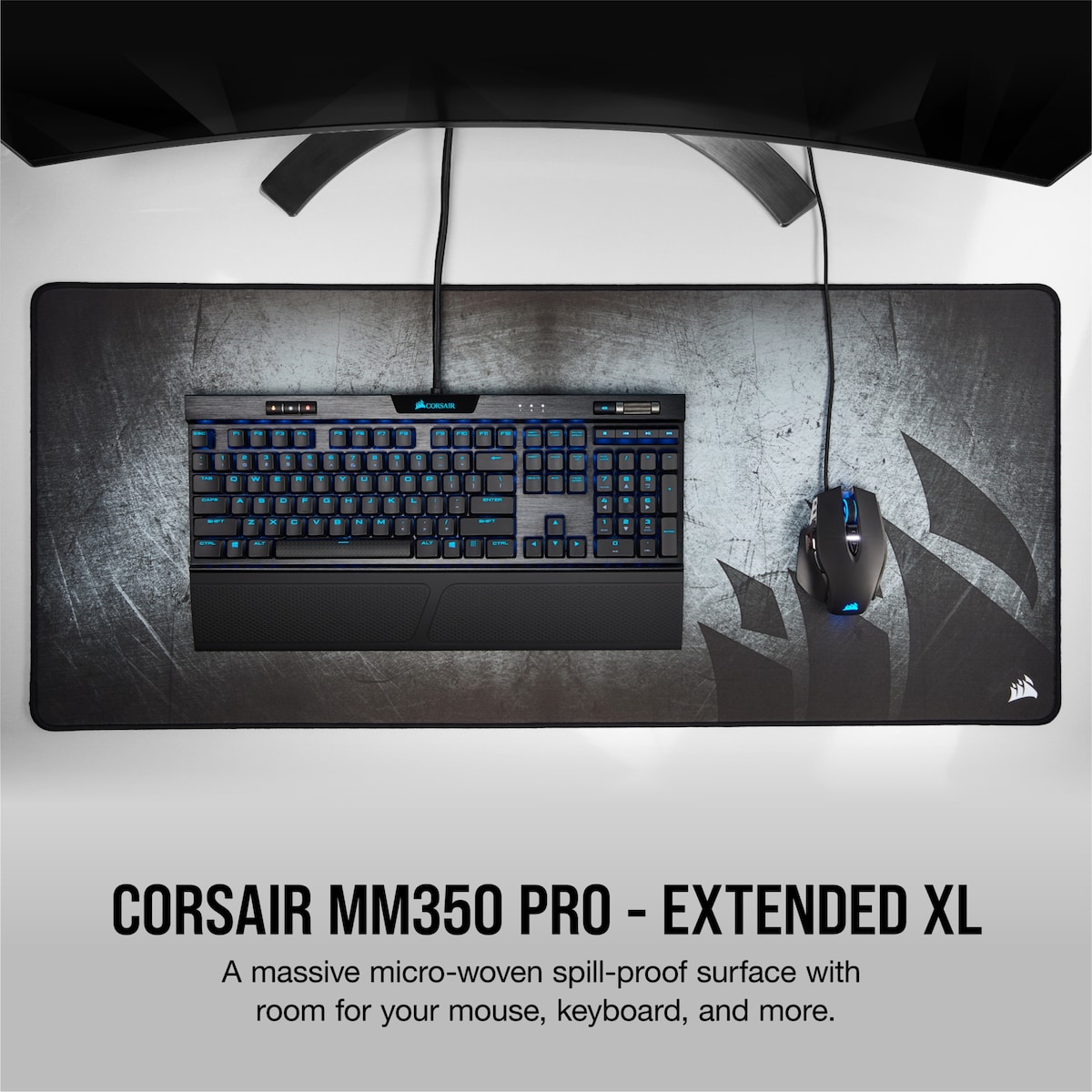 Corsair MM350 Pro musematte til gaming (XXL)