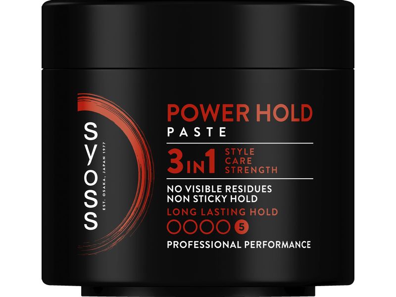 Syoss Haarwachs Extrem Power Hold 150 ml Haarpaste bietet Pflege und Stärke, mit Vitamin-Komplex