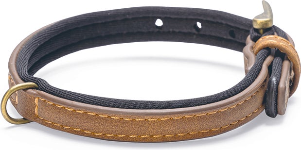 Beeztees hondenhalsband Balacron Ax bruin 21-26 x 1 cm