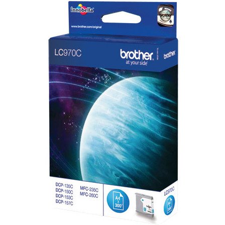 Cartouche Brother LC 970 couleurs séparées pour imprimante jet d'encre