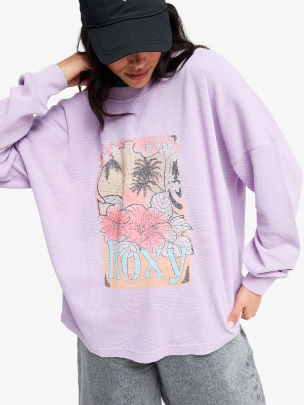 Eastside Midweight T-shirt manches longues Violet Femme