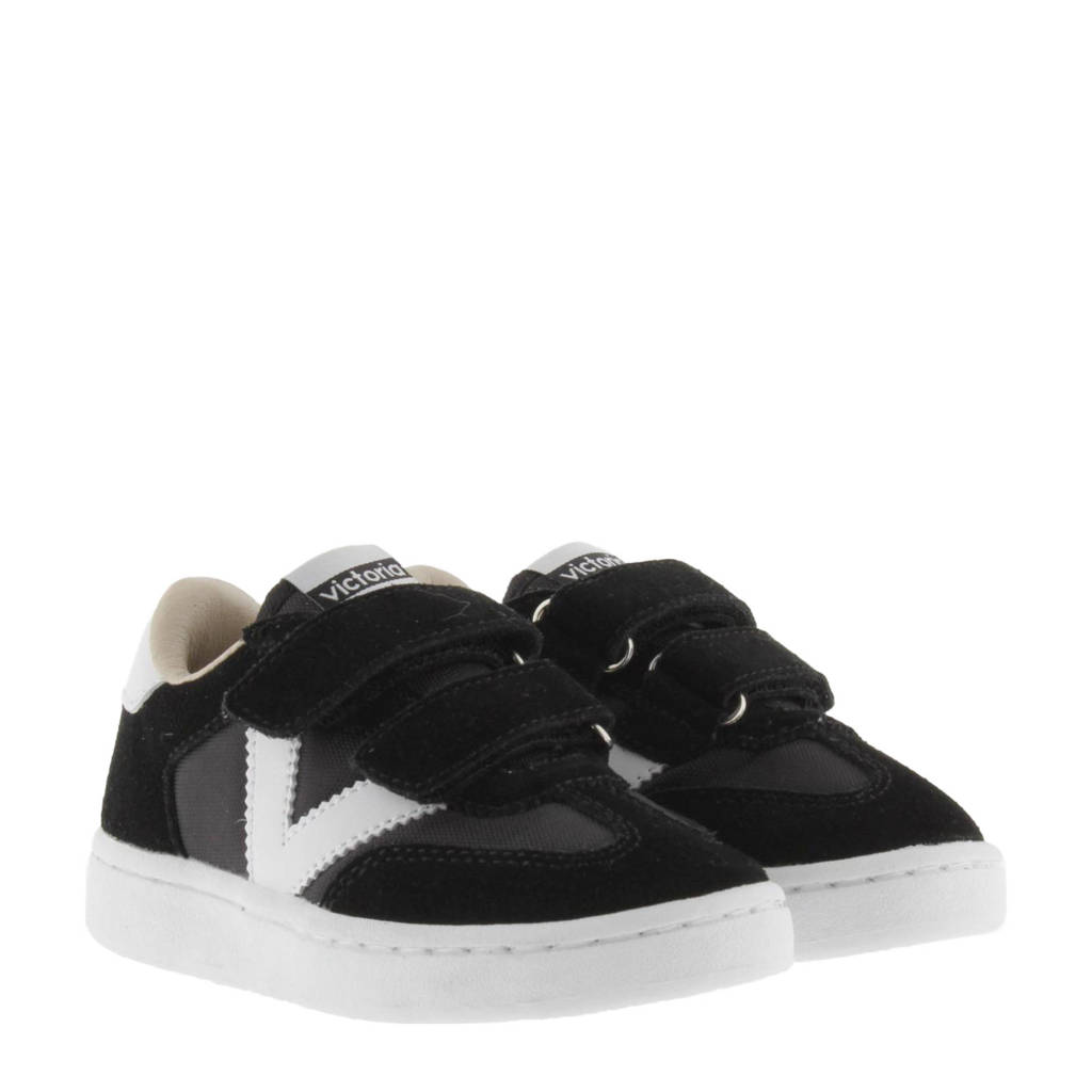 Victoria 1118105leren sneakers zwart