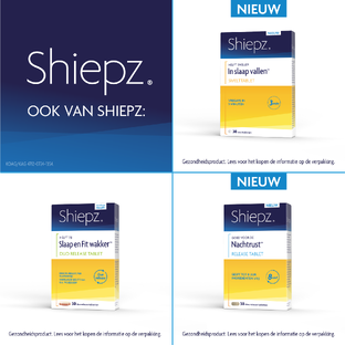 Shiepz Nachtrust 3 in 1 Hooggedoseerd Capsules 30TB