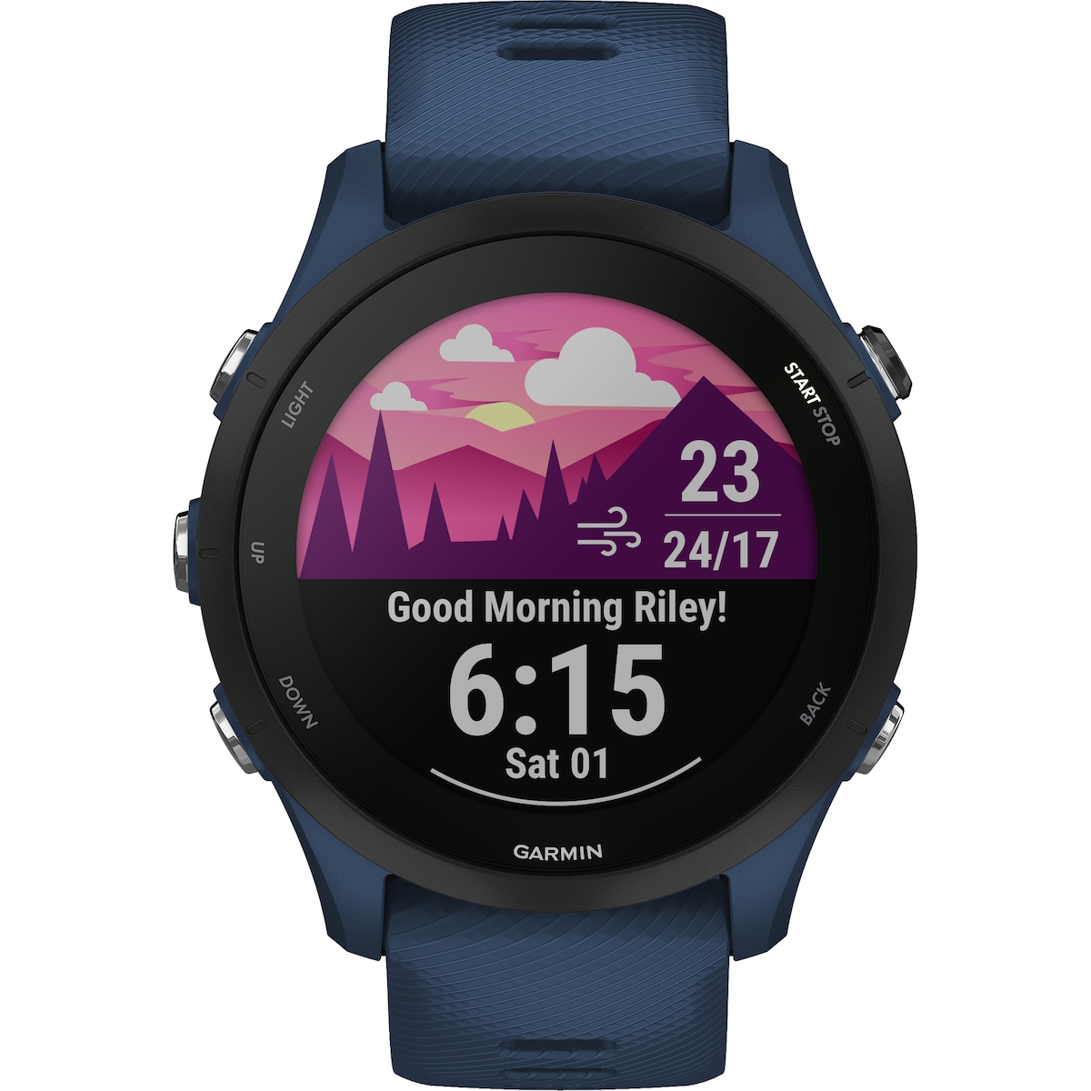 Garmin Forerunner 255 sportsklokke (blå)