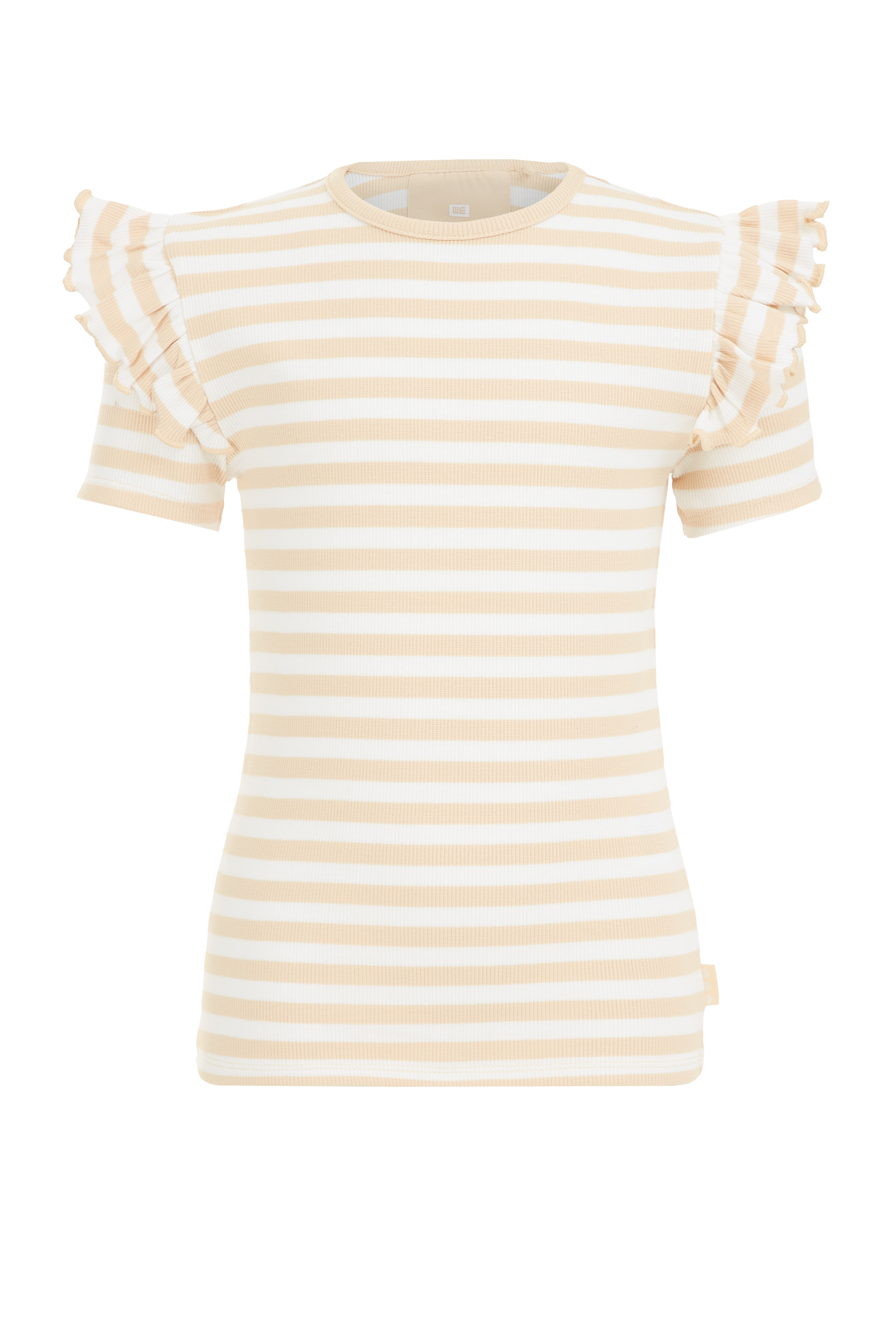 Meisjes T-shirt met dessin WE Fashion Beige