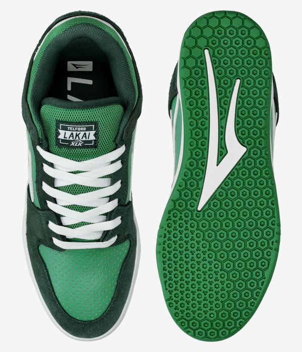 Lakai Telford Low Suede Schuh (green)