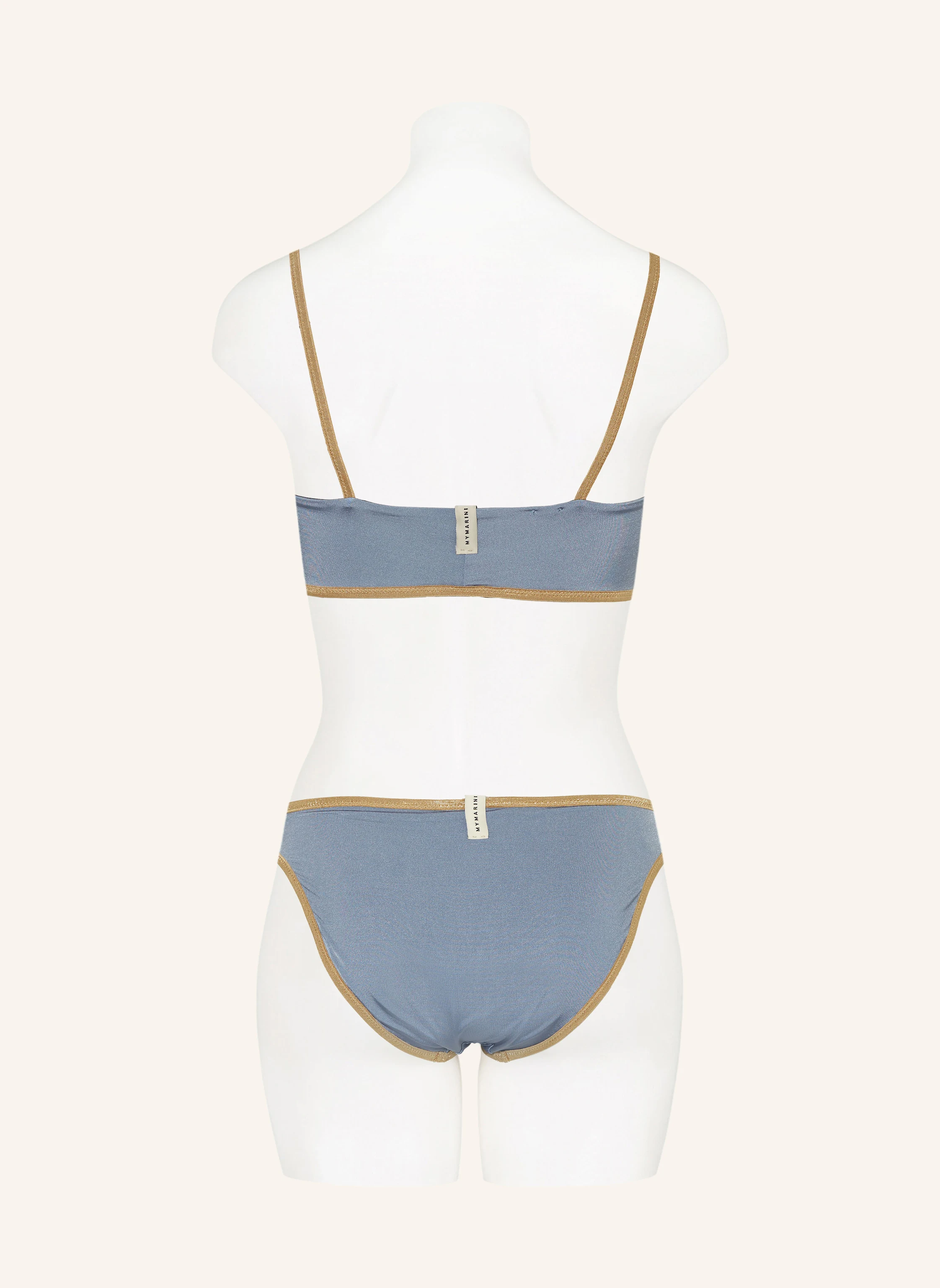 MYMARINI Bustier-Bikini-Top SHINE zum Wenden mit UV-Schutz 50+