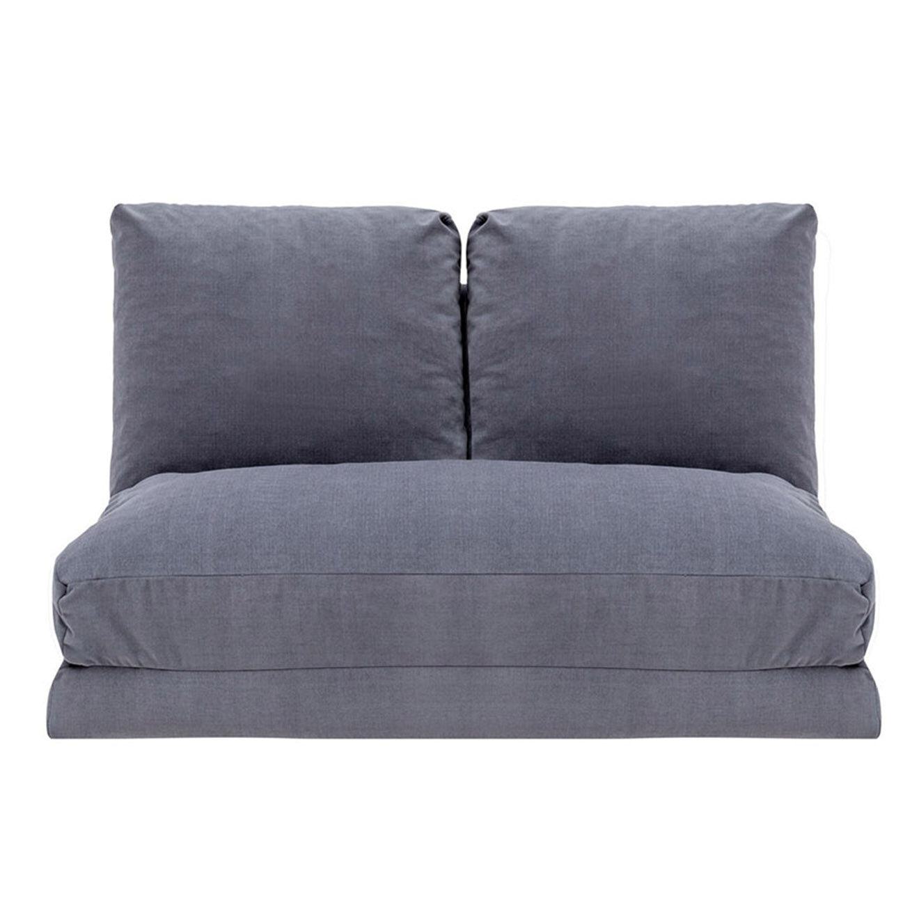 Homitis Banquette Convertible 2 places Taida grise - 120x68x26 cm