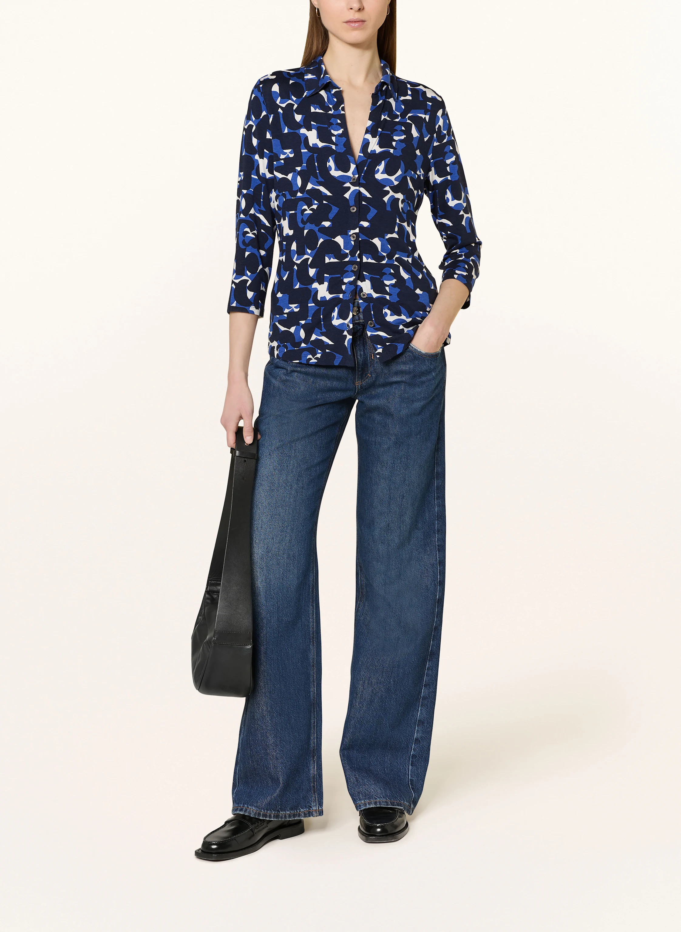 Marc O'Polo Hemdbluse mit 3/4-Arm aus Jersey