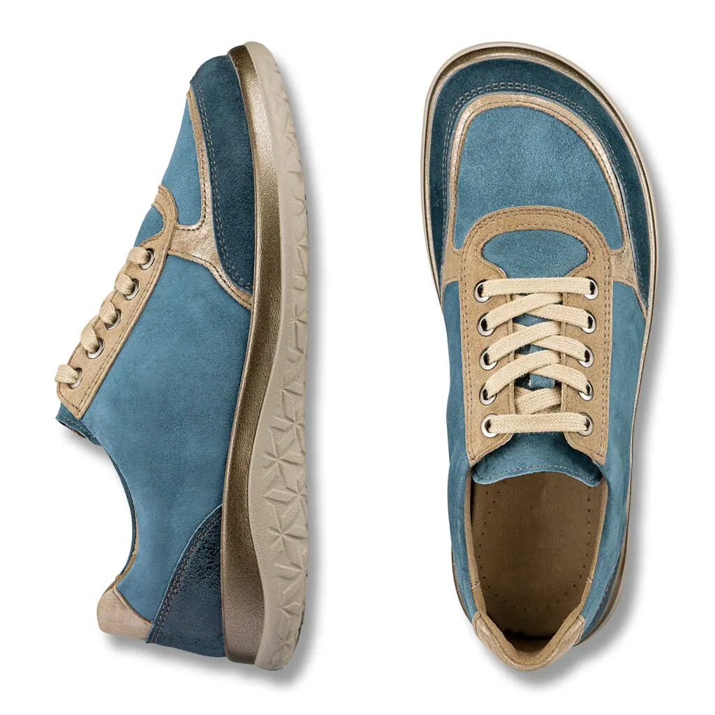Schnürschuhe - Sneaker LOMA beige blau