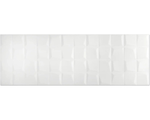 Steengoed wandtegel Quadra 3D 30 x 90 x 0,9 cm glanzend gerectificeerd