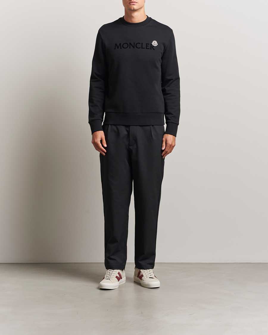 Moncler Lettering Logo Sweatshirt Black