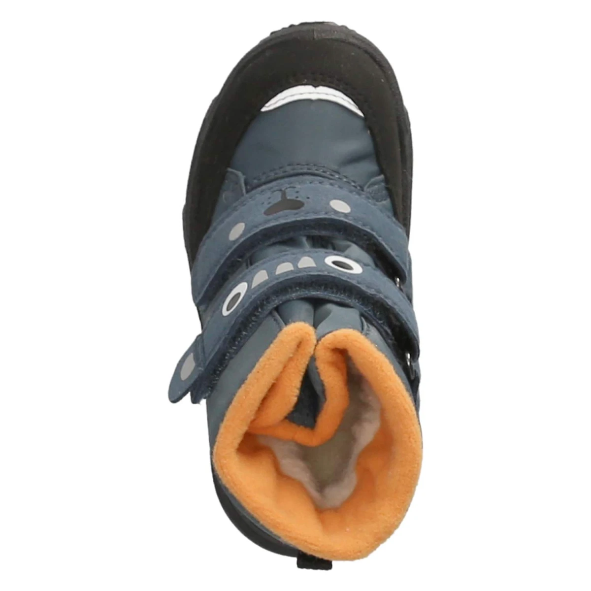SuperfitWinterstiefeletten GLACIER - SCHWARZ/ORANGE