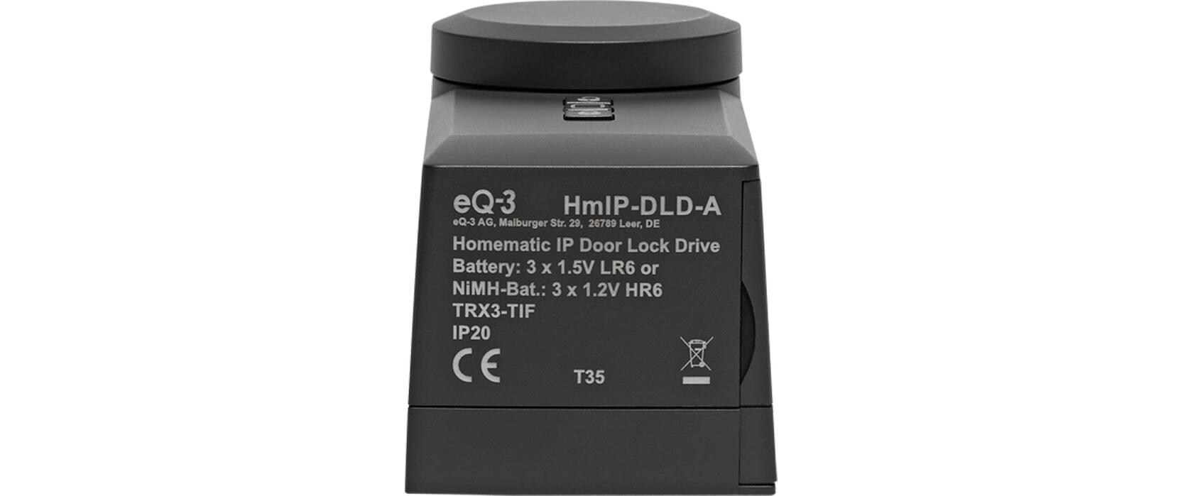Smart Home Funk-Türschlossantrieb HmIP-DLD-A - Anthrazit<br>Komfortable & Flexible Zutrittssteuerung