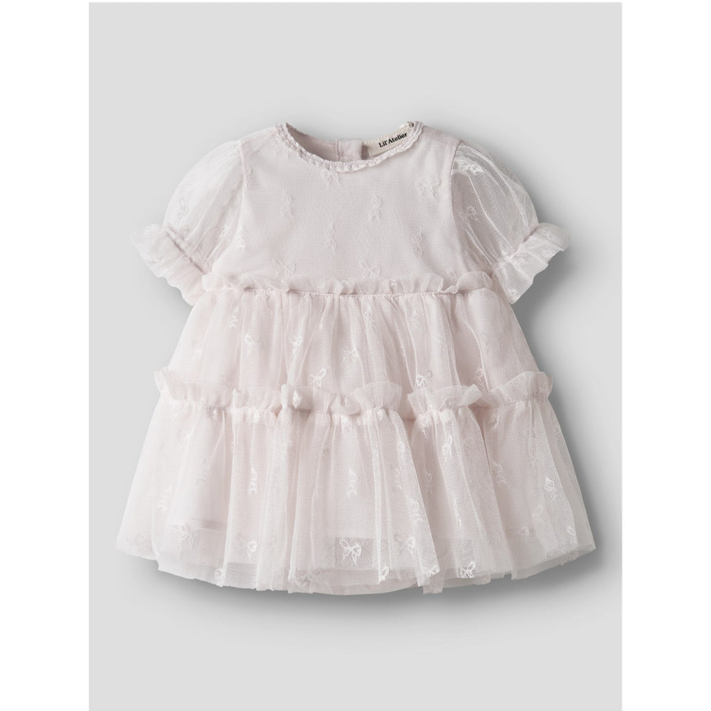 Køb Lil'Atelier Almost Mauve Nbfrosetta Ss Loose Body Kjole Lil