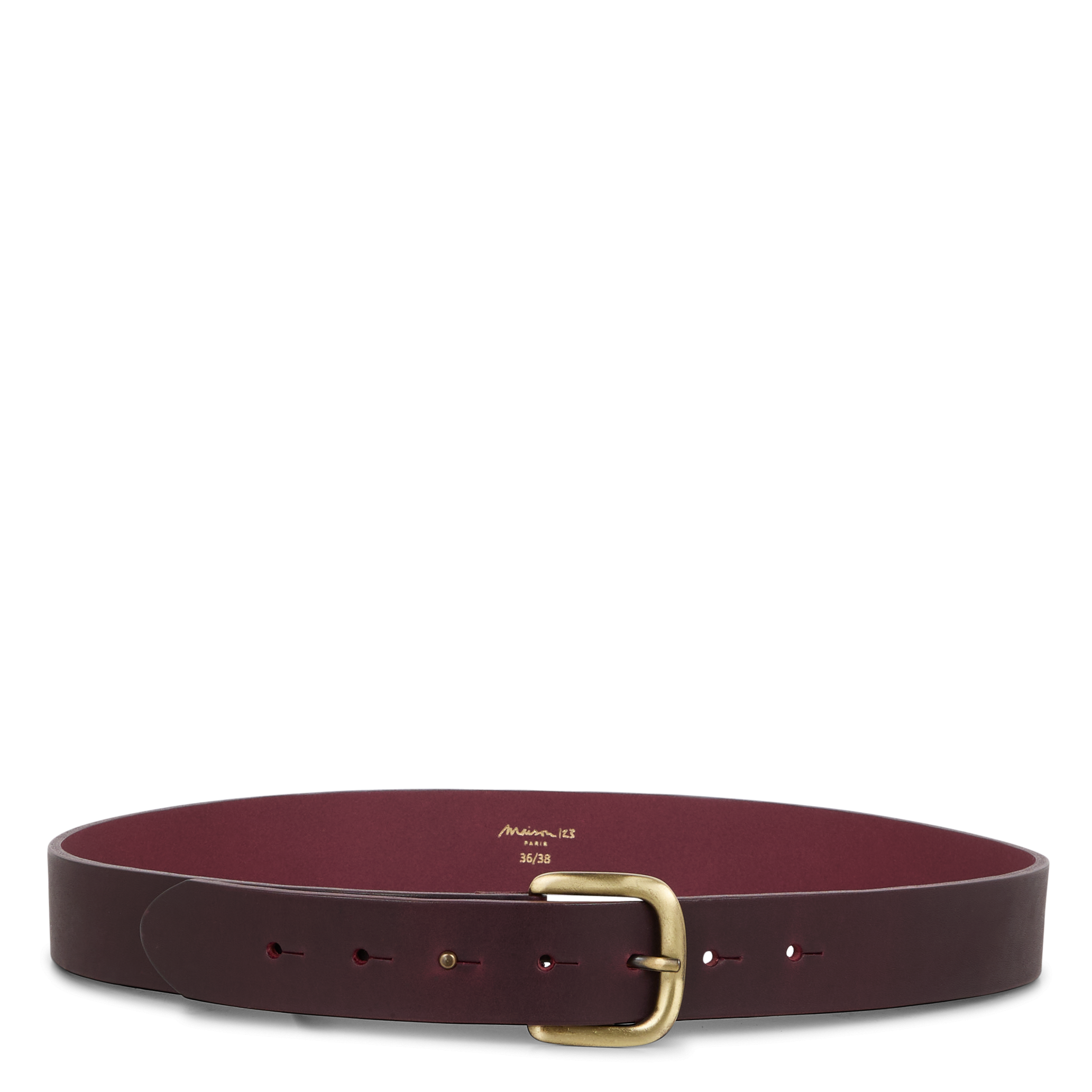 JIVA - Ceinture en cuir | Rouge