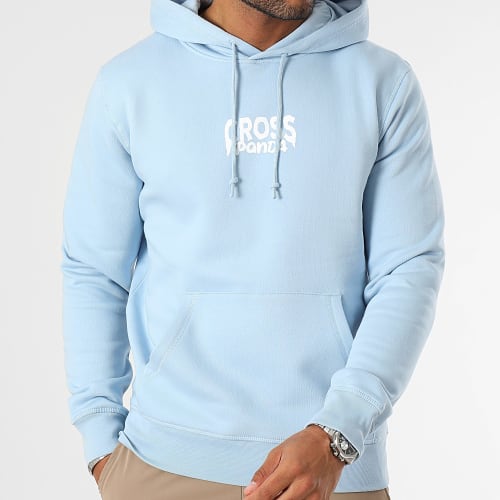 Sweat Capuche Done With It Bleu Clair