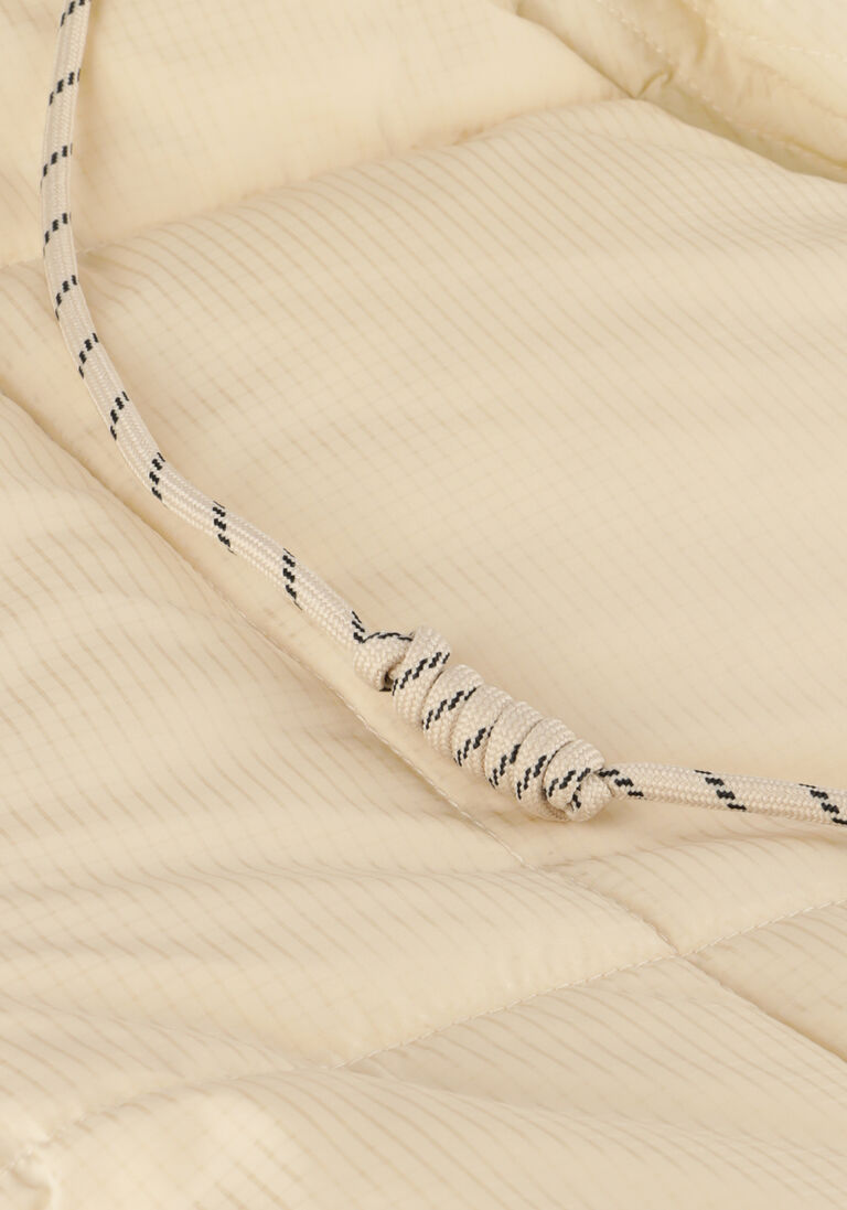 ANOTHER LABEL zand another label gewatteerde jas mille long puffer