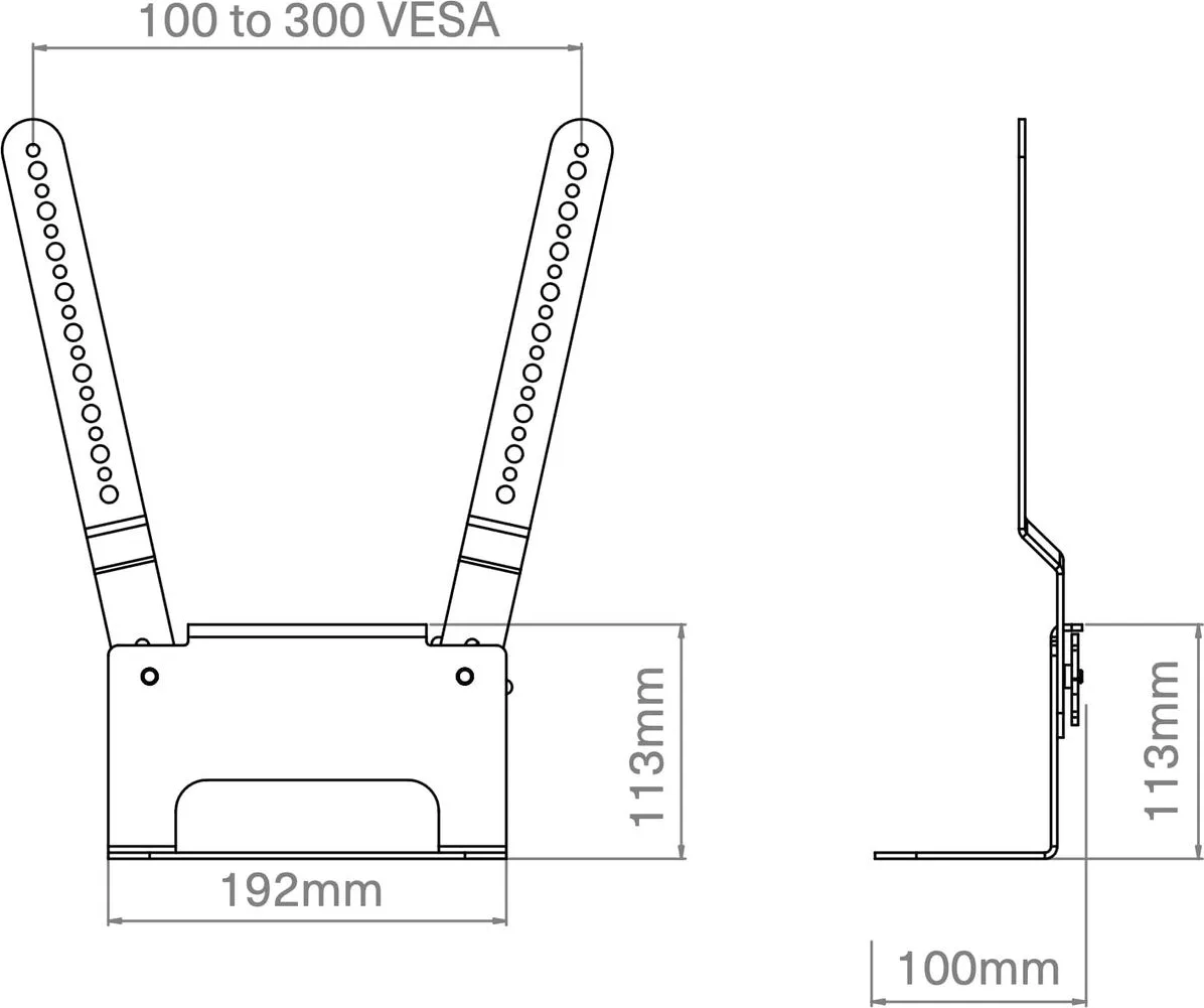 Moutson MS48 Supports pour enceintes
