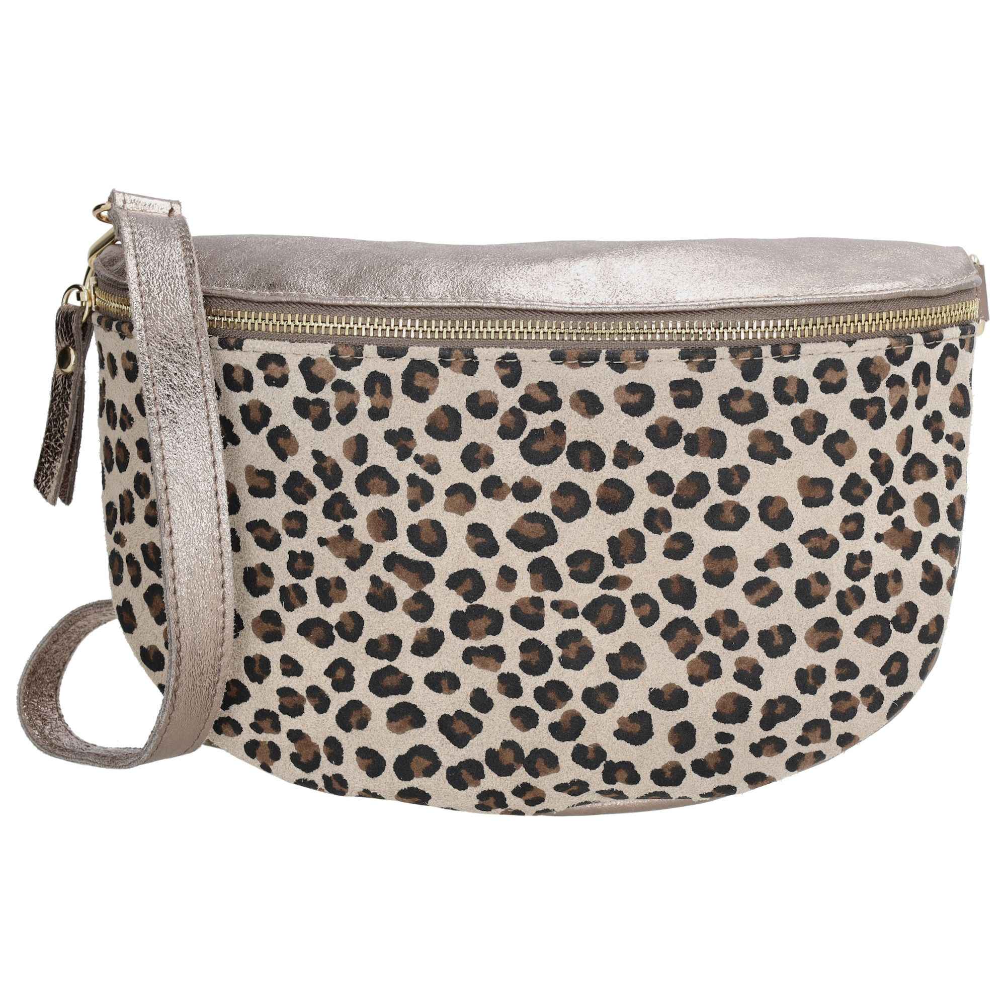 Charm London Anna Heup/ Schoudertas Cheeta Brons
