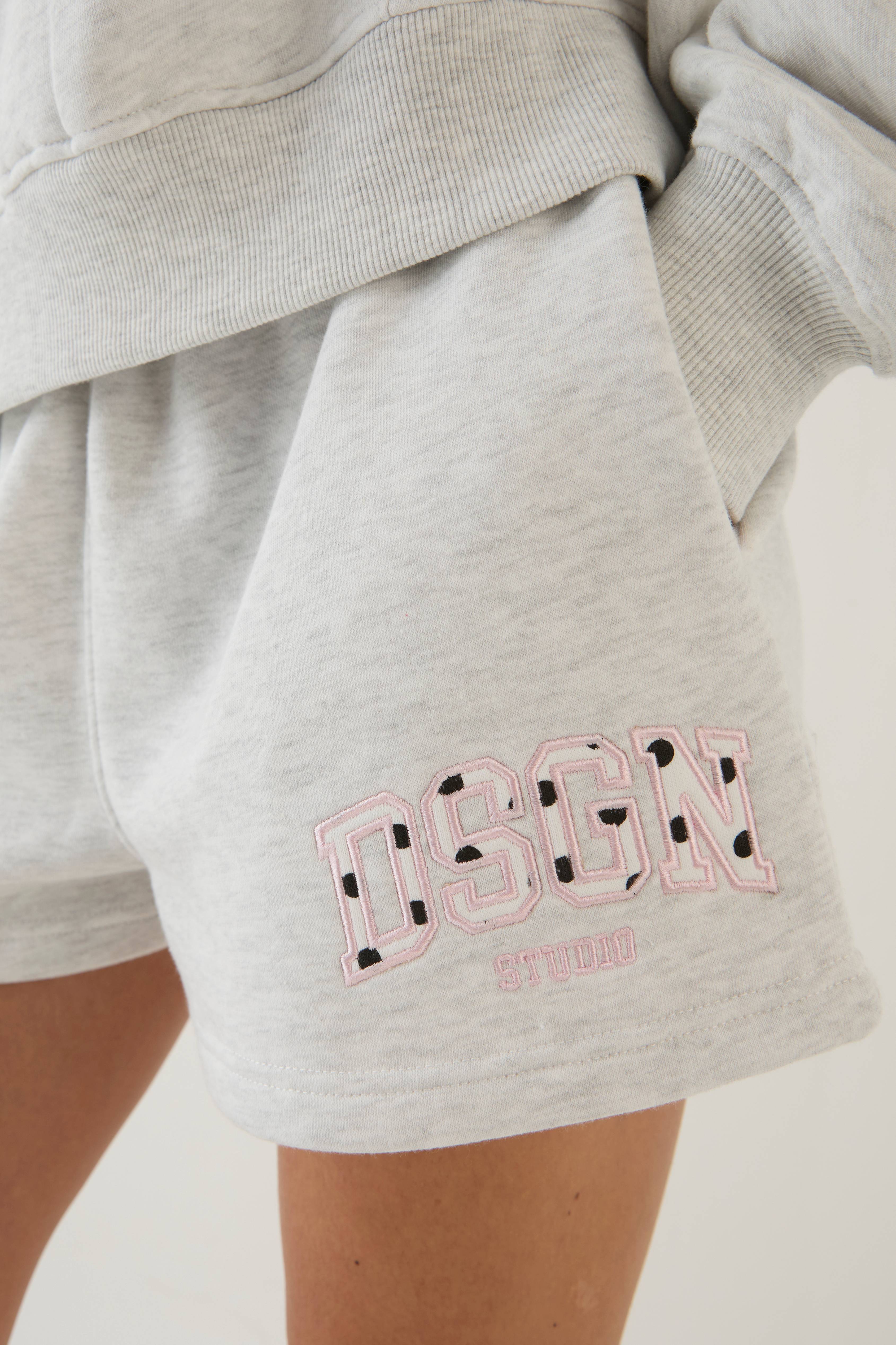 Short Molleton À Appliqué Pois Dsgn Studio