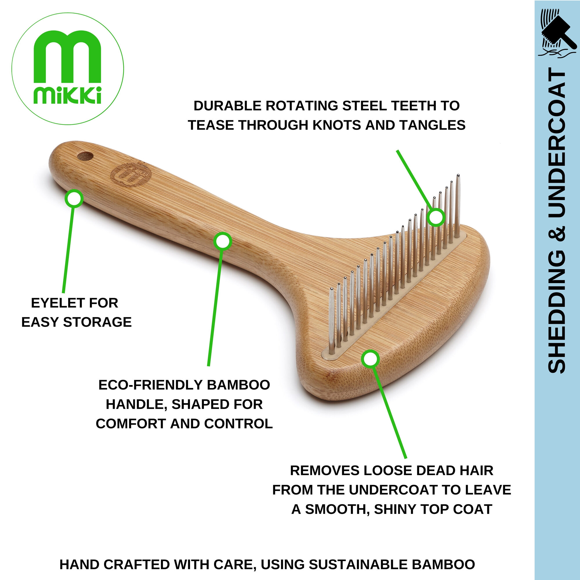 Mikki Bamboo Anti-Klit Rake