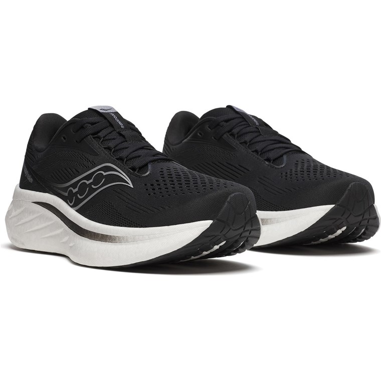 Saucony Ride 18 Wide Women Black/White