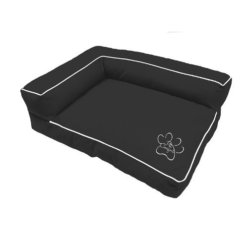 Sofá Comfort Pet L Florida à prova d'água preto para animais de estimação