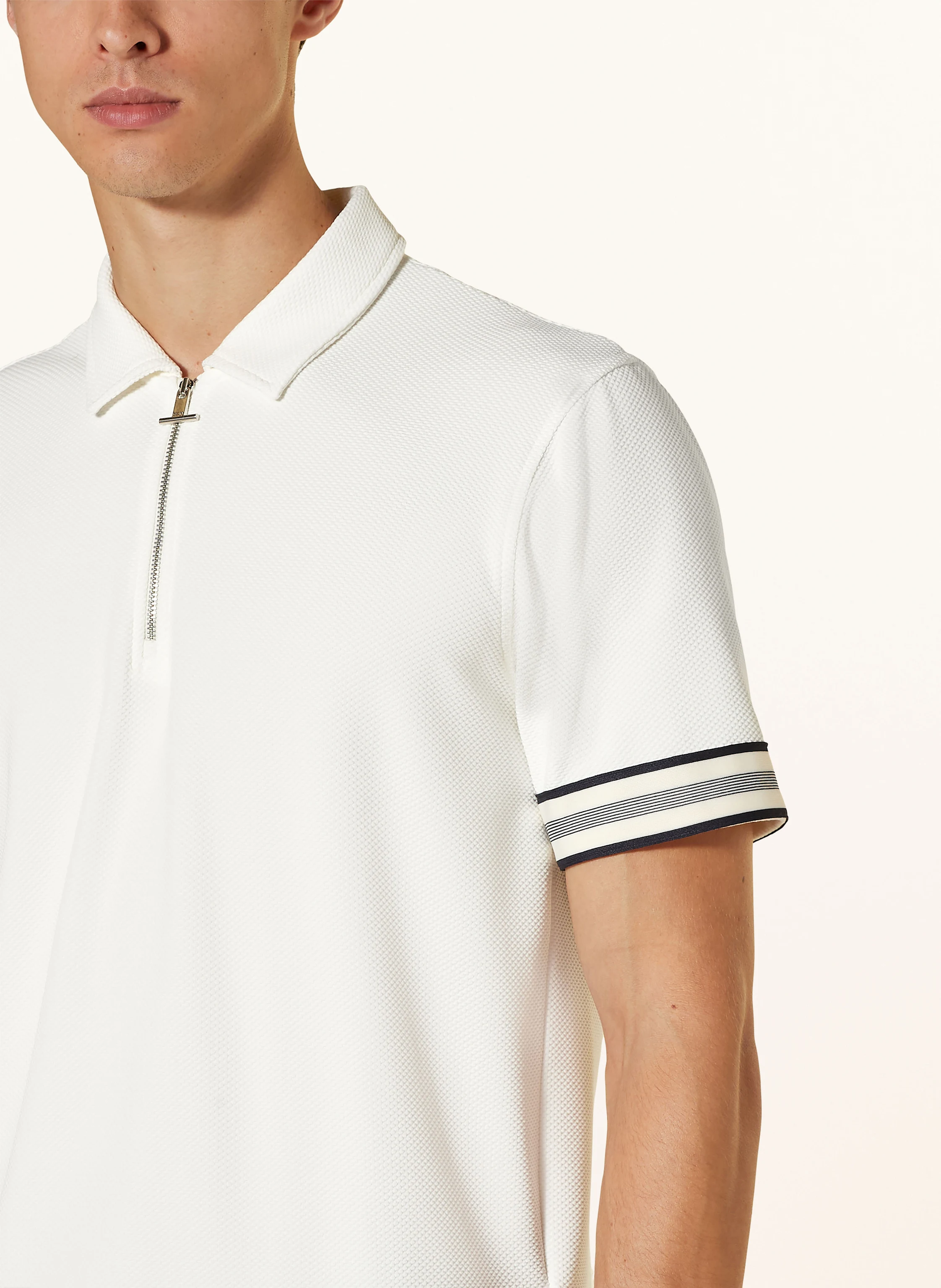 REISS Piqué-Poloshirt BRISTOL